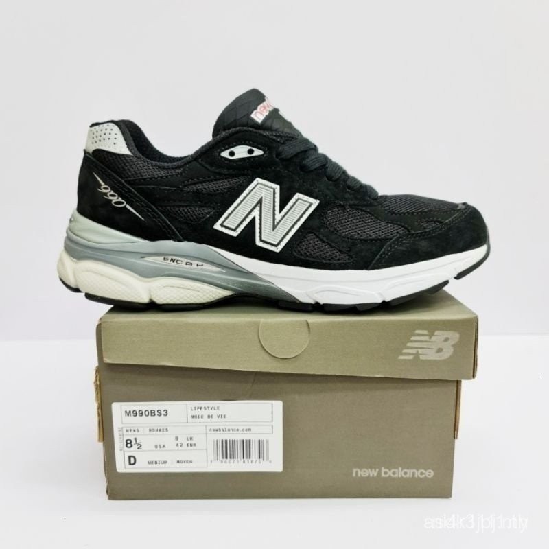 สินค้าขายดี Nb 990V3 Black/990 V3/รองเท้าผู้ชาย/รองเท้าผ้าใบ GY2E WWBE