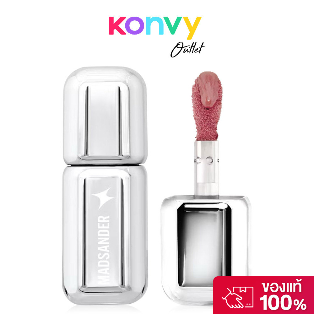 MADSANDER Dewy Glow Lip Tint 4g #01 Sober แมดแซนเดอร์ ดิวอี้ โกลด์ ลิปทินท์ กินแซ่บแค่ไหนก็ไม่หลุด ล
