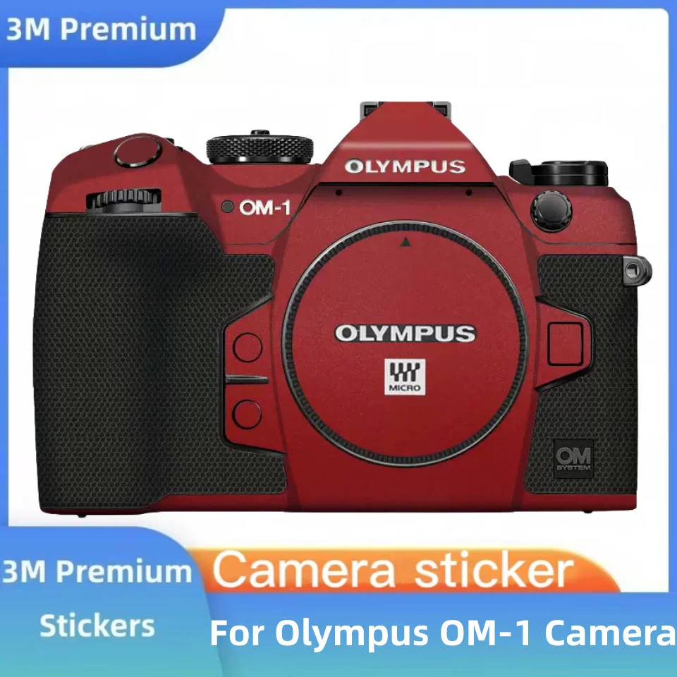 OM-1 Decal ไวนิลห่อฟิล์มกล้อง Body สติกเกอร์ป้องกันสําหรับ Olympus OM1 OM 1