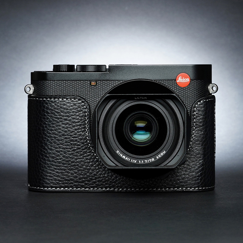 การออกแบบดั้งเดิม Leica Leica Leica Q3 เคสป้องกันกระเป๋ากล้อง Q2 ซองหนังจับ Q3 อุปกรณ์เสริมเคสกล้องห