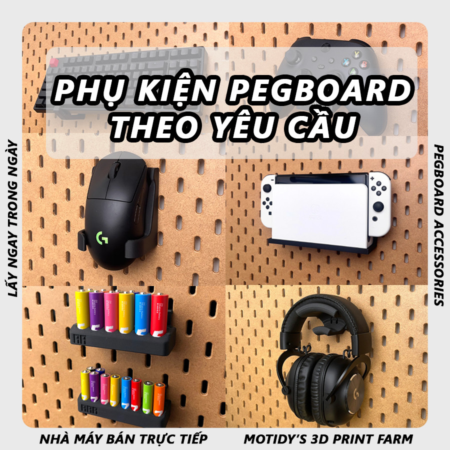 อุปกรณ์เสริม PEGBOARD บน REQUEST, อุปกรณ์เสริม PEGBOARD ส่วนบุคคล