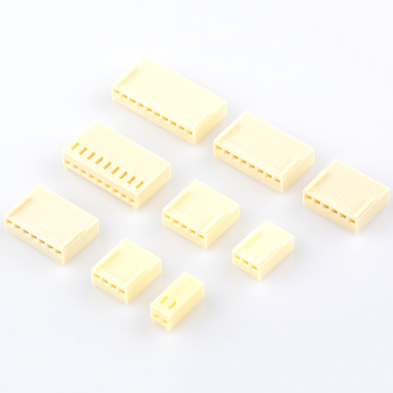 KF2510 2.54MM ปลั๊กเชื่อมต่อปลั๊กเปลือกยาง 2P/3P/4P/5P/6P/7P/8P/9P-12P