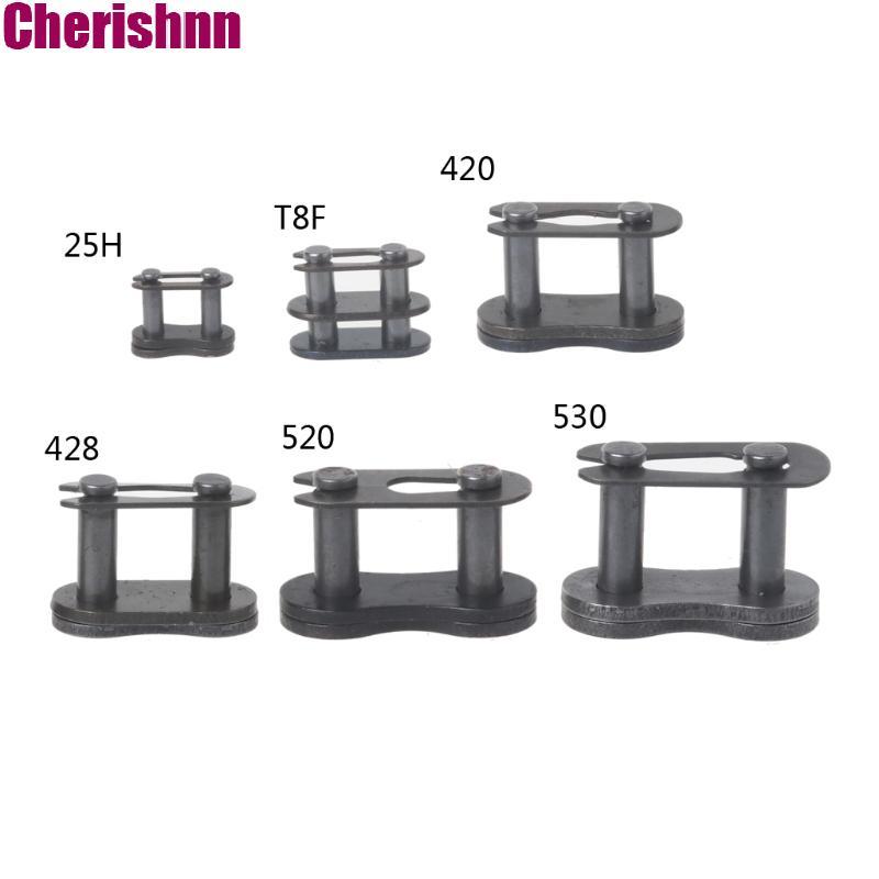 CHERIS โซ่รถจักรยานยนต์ Master Buckle Ring Link 25H T8F 420 428 520 530 Connector