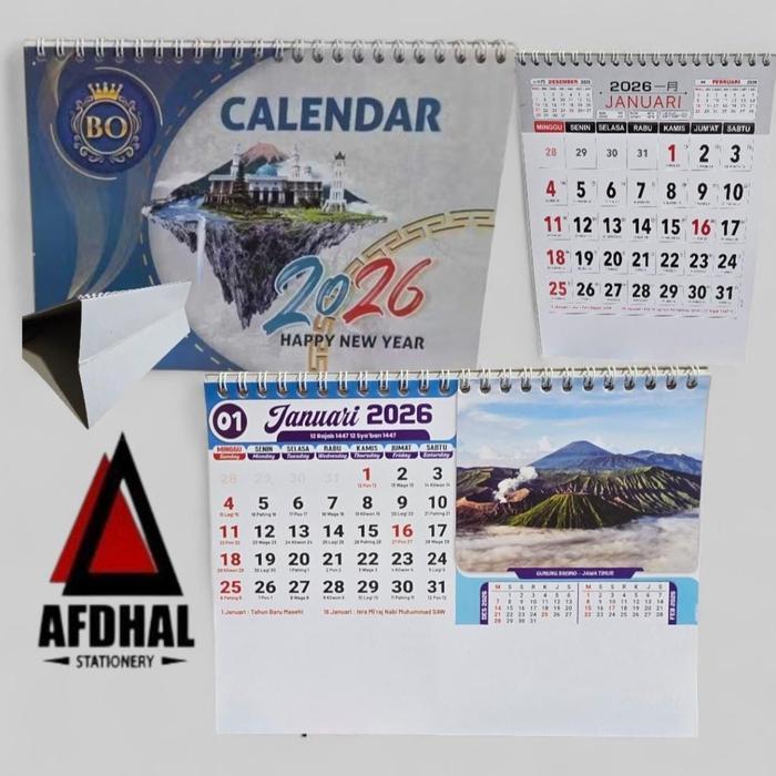 2026 VIEW DESK CALENDAR - KM RANDOM