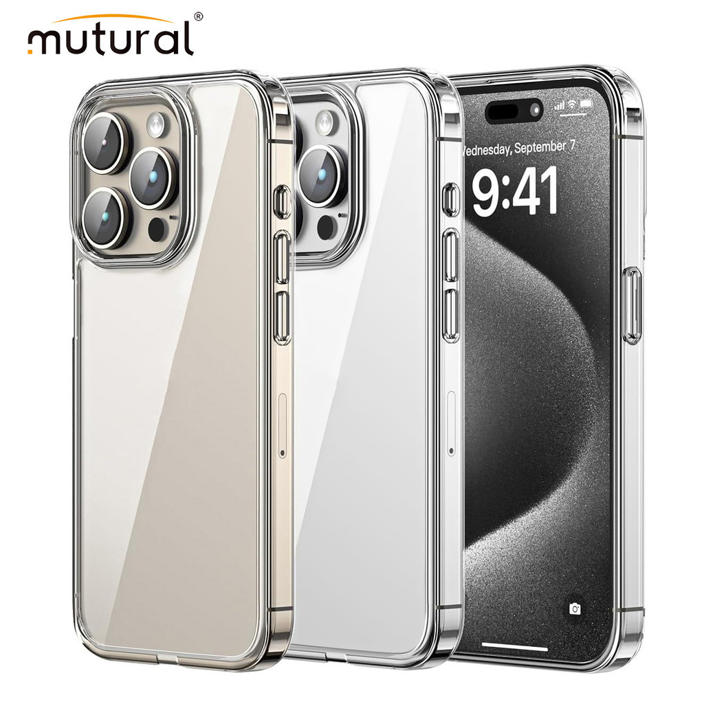 ✨ MUTURAL เคสไอโฟน iPhone 16 Pro / 16 Pro Max เคสไอโฟน16 ✨ เคสใส ไม่เหลือง เคสกันกระแทก