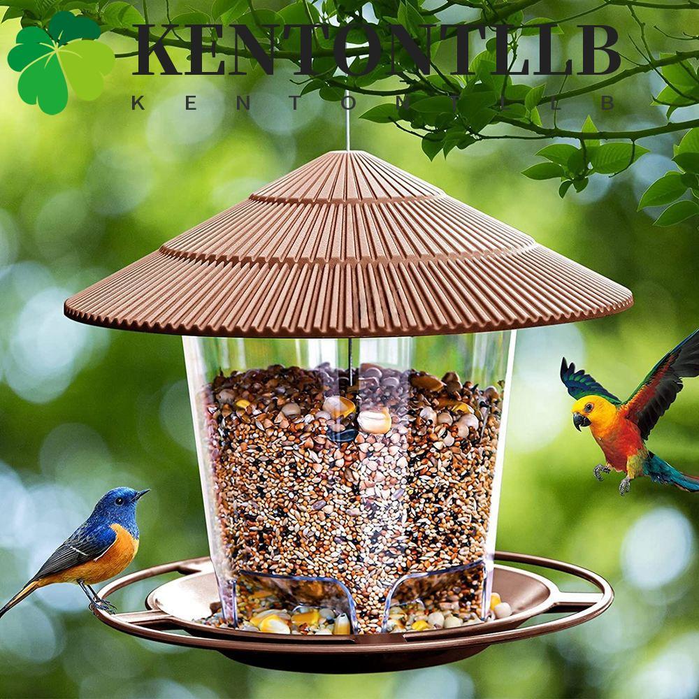 KENTONTLLB ภาชนะบรรจุอาหาร Gazebo กันน้ําสําหรับสัตว์เลี้ยงบินสัตว์สวนกลางแจ้งเครื่องมือให้อาหาร
