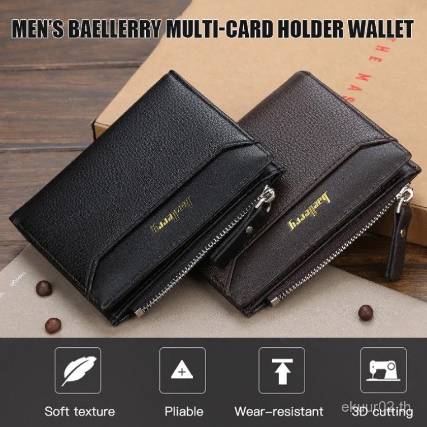 15401
กระเป๋าสตางค์ใส่บัตรหลายใบ baellerry สําหรับผู้ชาย HJ
