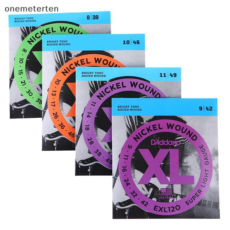 Rten EXL110 EXL115 EXL120 EXL130 XL นิกเกิลรอบแผลกีตาร์ไฟฟ้า N
