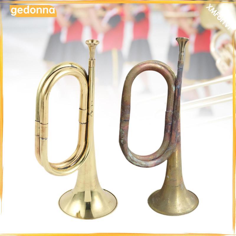 [gedonna] Cavalry ทรัมเป็ต Western Winds Instrument เครื่องดนตรีทองเหลือง Bugle Blowing Bugle สําหรั