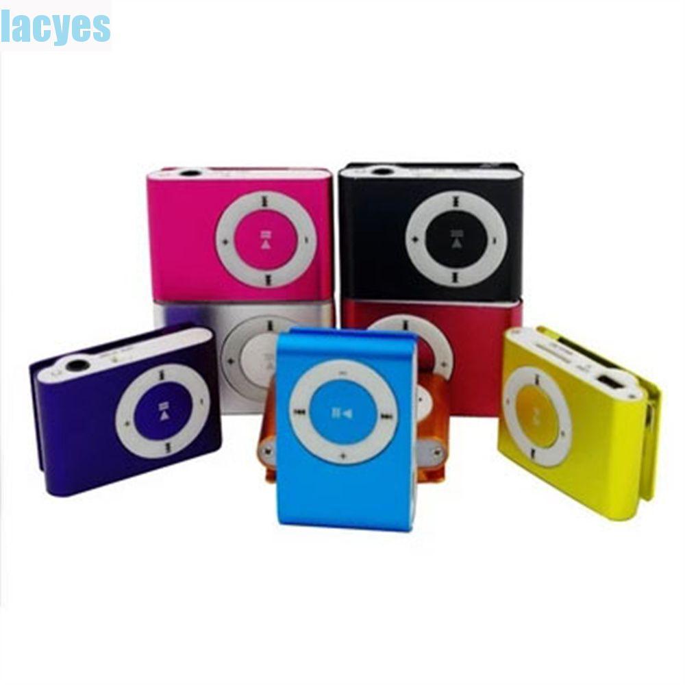 LACYES เครื่องเล่น MP3 Mini Fashion Media Player Walkman Metal Mirror Sport MP3