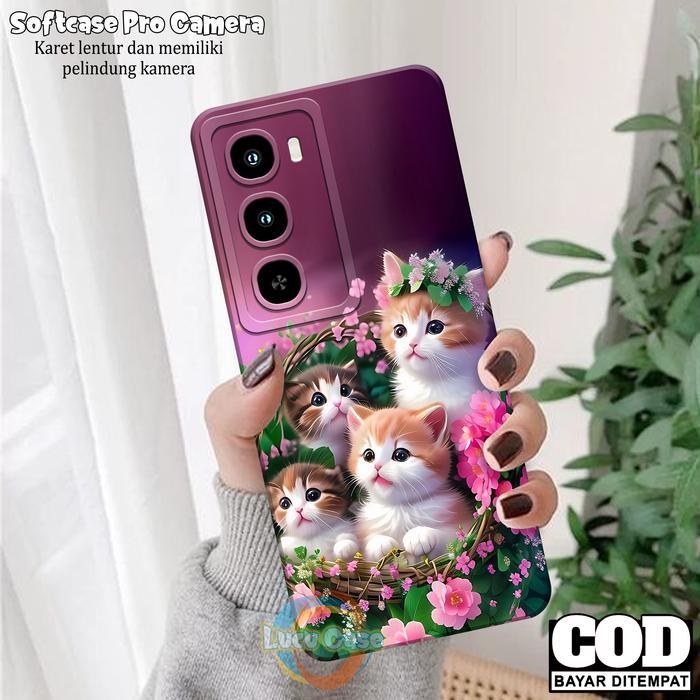 HP [LC01] ล่าสุด IT*L CITY 100 2025 เคสโทรศัพท์ Softcase Pro Camera Cat Image Silicone - 1, IT*L CIT