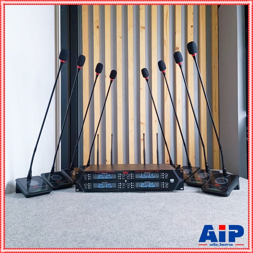 PROPLUS MT-U800 ไมค์ลอยตั้งโต๊ะ 8ตัว UHF Wireless Microphone ชุดไมค์ประชุมไร้สาย ไมค์ลอยไร้สาย โปรพลัส MT U800 MTU800...
