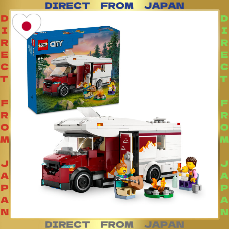 【DIRECT FROM JAPAN】LEGO City Campervan Holiday Toy Blocks Educational Birthday Gift for Kids Ages 6–