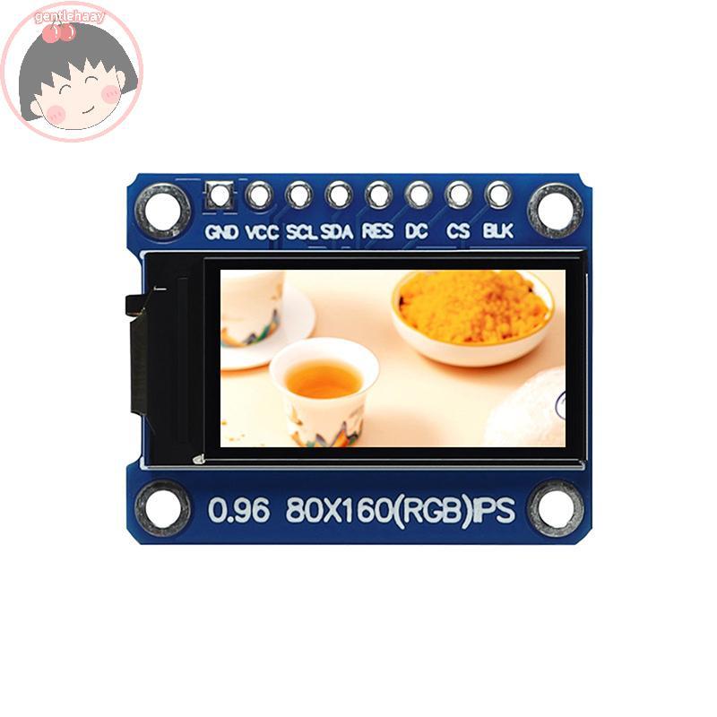 Gent 0.96 นิ้วจอแสดงผล IPS โมดูล OLED สําหรับ 80*160 65K สีสัน RGB TFT LCD ST7735 ST7735 DIY EN