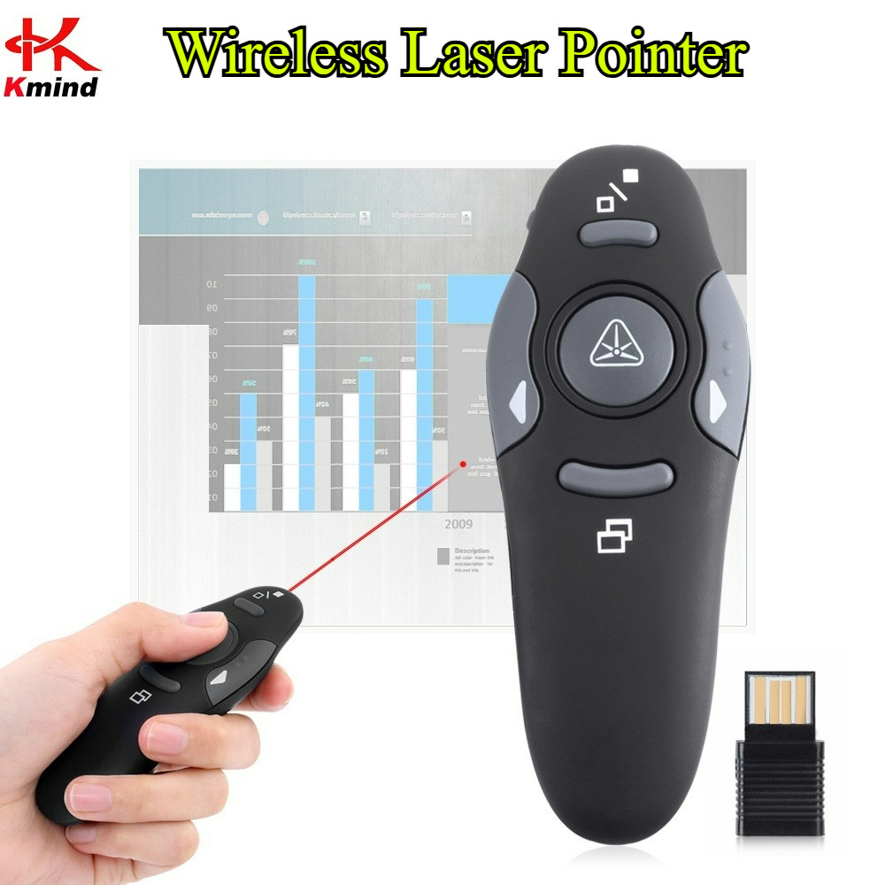 ตัวชี้เลเซอร์ไร้สาย 2.4G, ตัวชี้เลเซอร์สีแดง, รีโมทคอนโทรล USB Pen PPT สําหรับ Powerpoint Presen