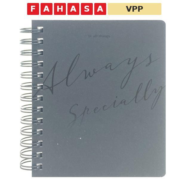 สมุดปกแข็งตัวอักษร Morning Glory 84425 - สีดํา