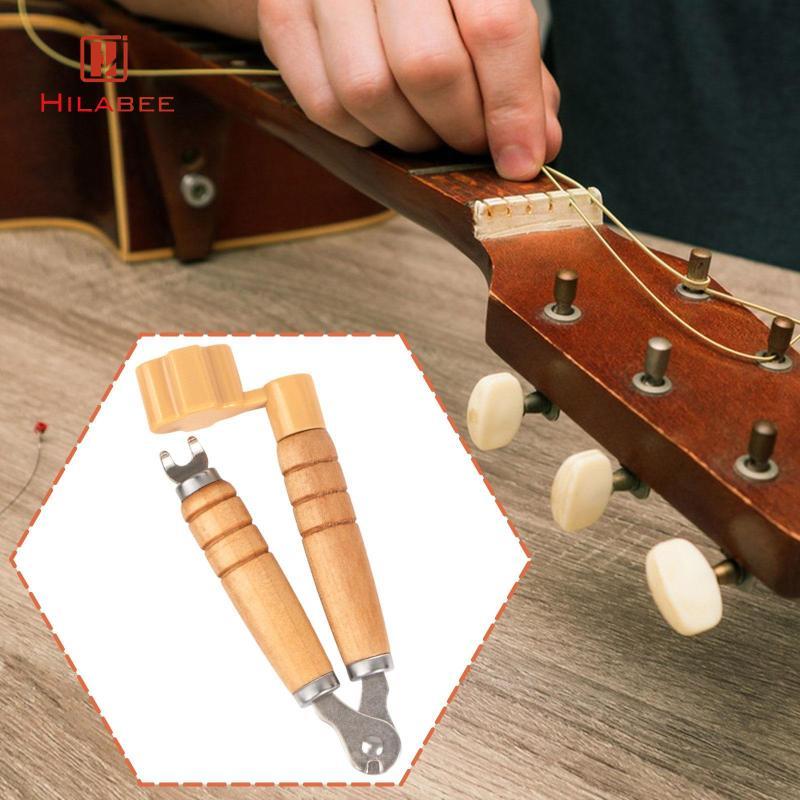 [hilabee] Guitar String Winder Portable Universal Repair Guitar String Peg Tuner Winder Guitars Brid