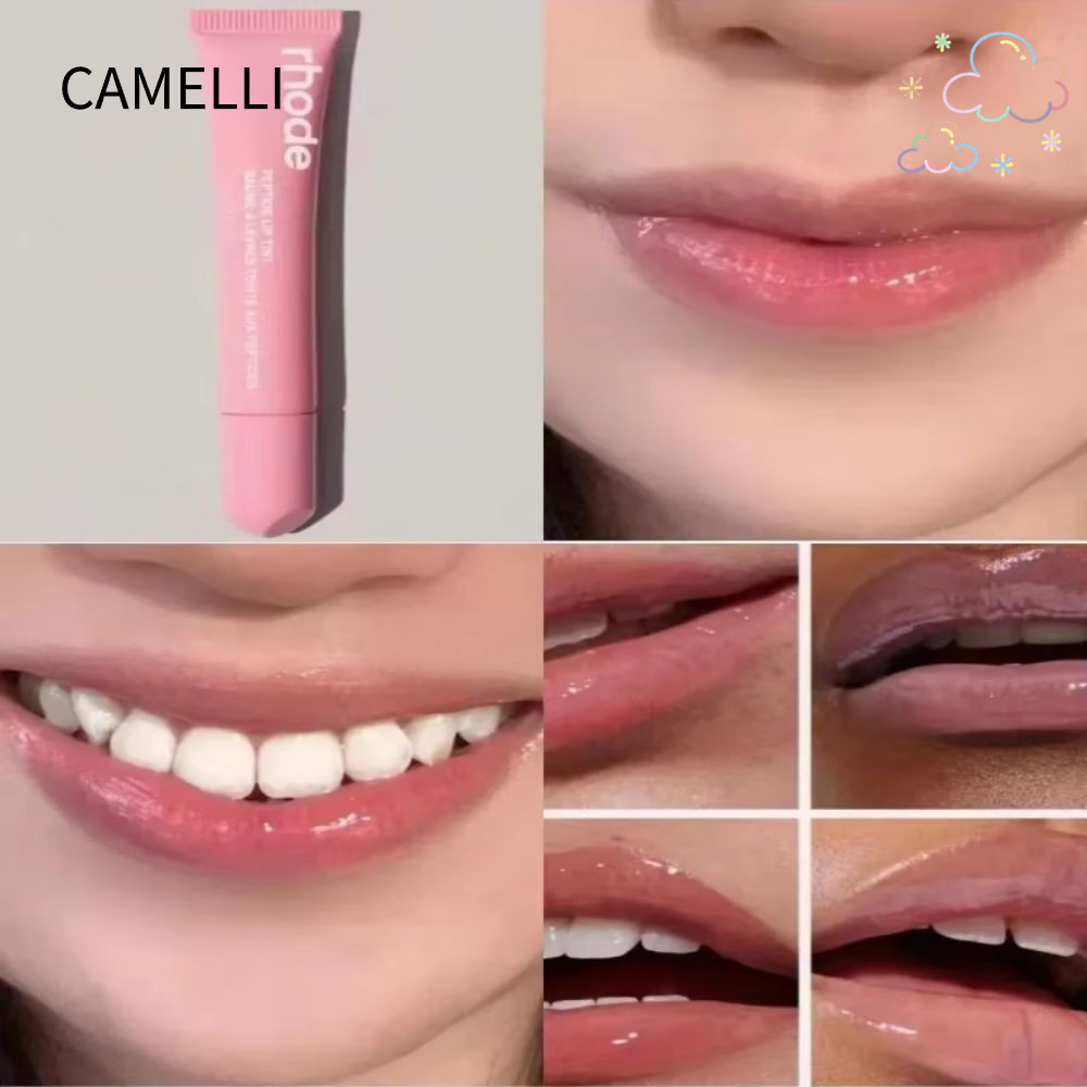 CAMELLI Lip Gloss, ลิปสติกให้ความชุ่มชื้น, Rhode Liquid Shiny Lip Glaze
