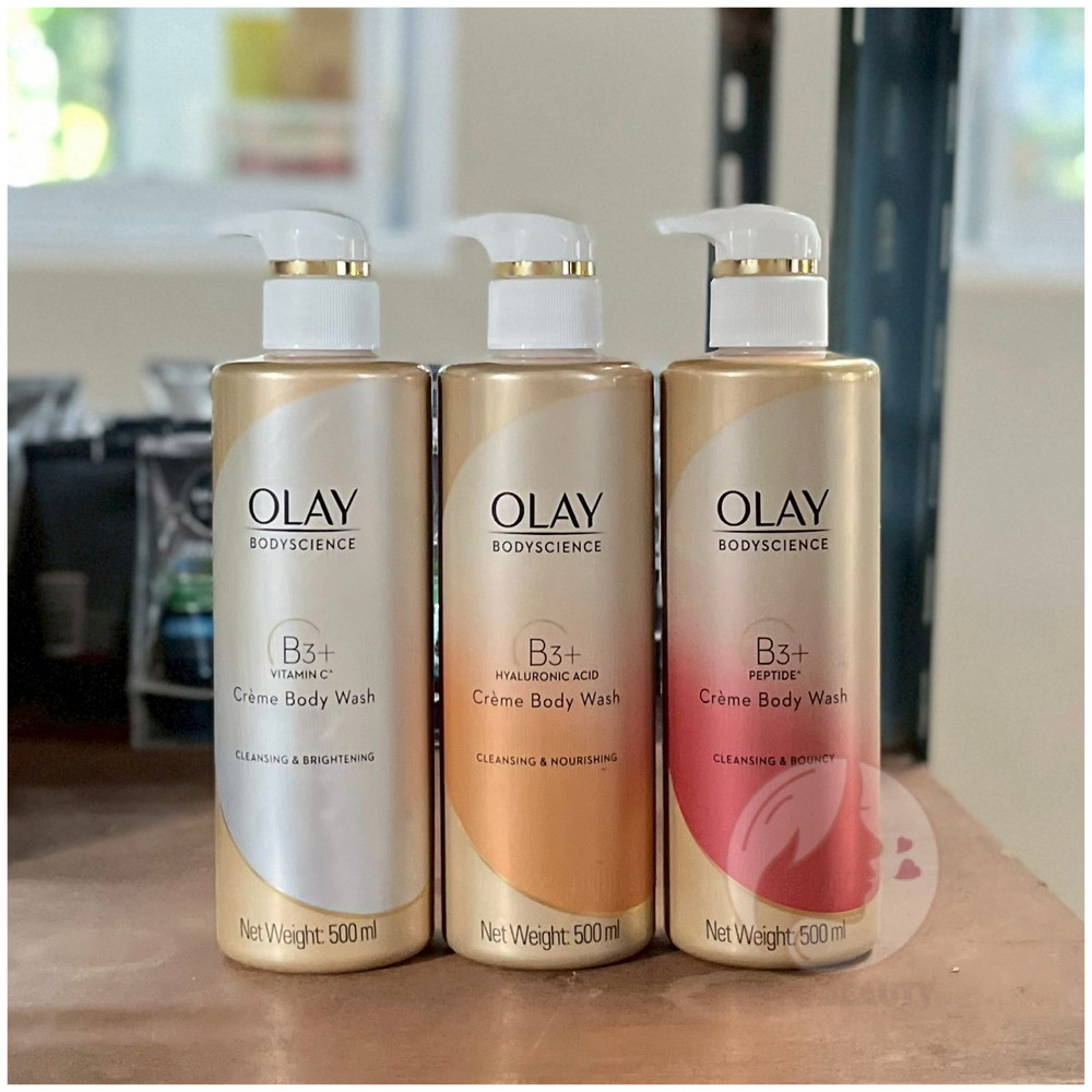 Olay Bodyscience Cleansing Creme Body Wash 500 Ml. โอเลย์ บอดี้ วอช บอดี้ไซเอนซ์ คลีนซิ่ง 500 มล.