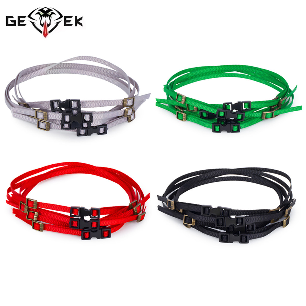 5 ชิ้นหลังคาเชือก/กระเป๋าเดินทางสายรัดหัวเข็มขัด 300 มิลลิเมตรสําหรับ 1/8 1/10 1/18 1/24 RC Crawler 