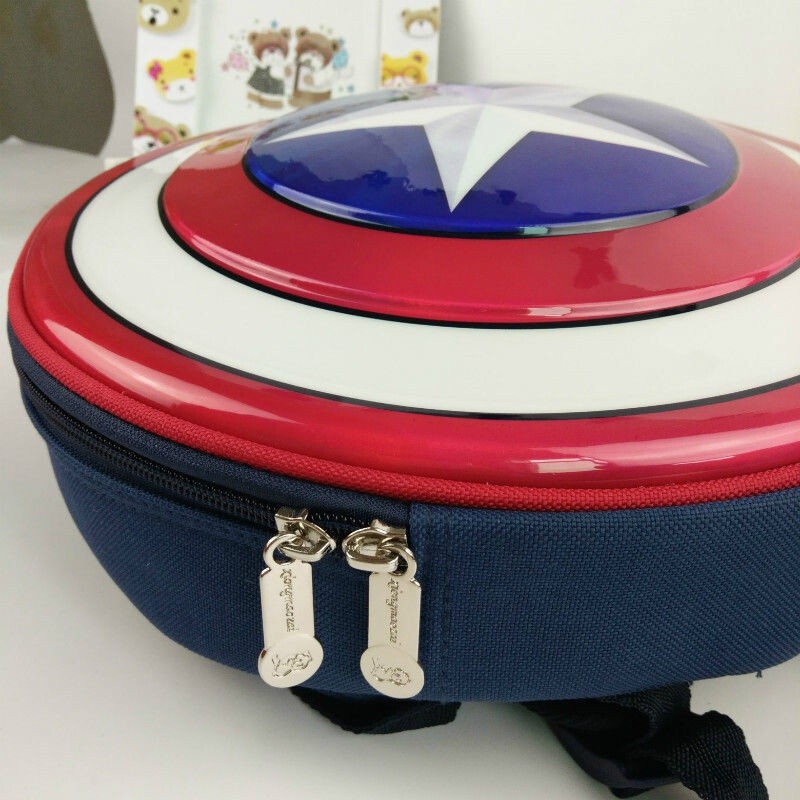 SG SELLER[Stylish Shield]Captain America Kindergarten Children's Backpack Boys and Girls Backpack26Y