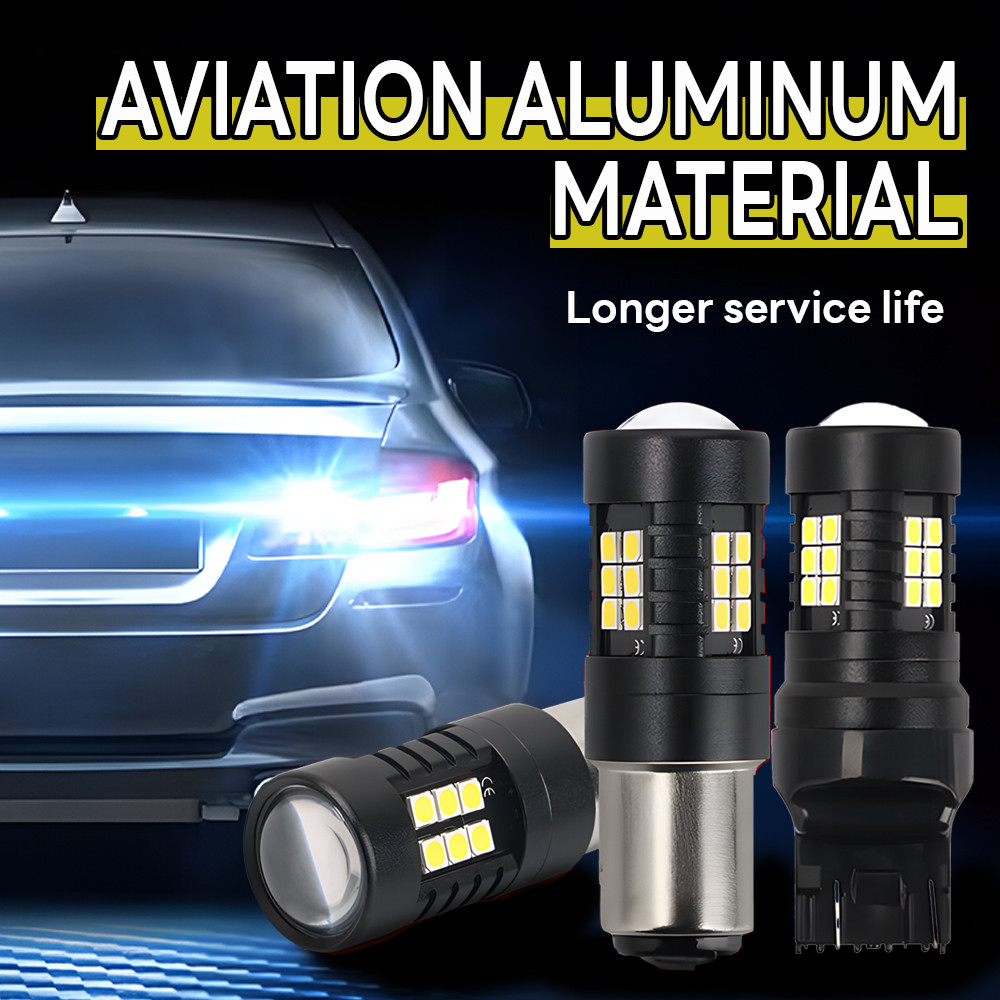 ไฟรถยนต์ 1156 1157 BA15S LED 3030 21smd ไฟถอยหลังรถยนต์, เบรคและไฟเลี้ยว