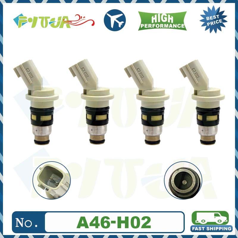 4pcs หัวฉีดน้ํามันเชื้อเพลิง A46-H02 16600-41B00 สําหรับ Nissan Micra II K11 1.0i 16V 1992 ~ 2003,1.