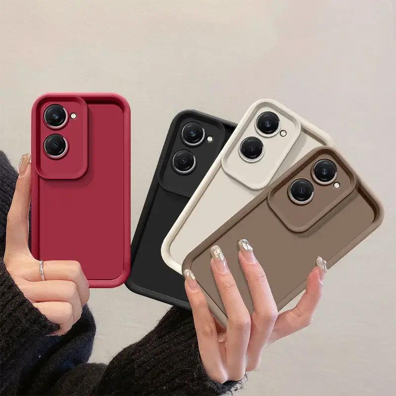 สําหรับ POCO C71 กรณี C71 เคสโทรศัพท์ Poco C71 ป้องกันกันกระแทก Matte ฝาหลังป้องกันผิวรู้สึก