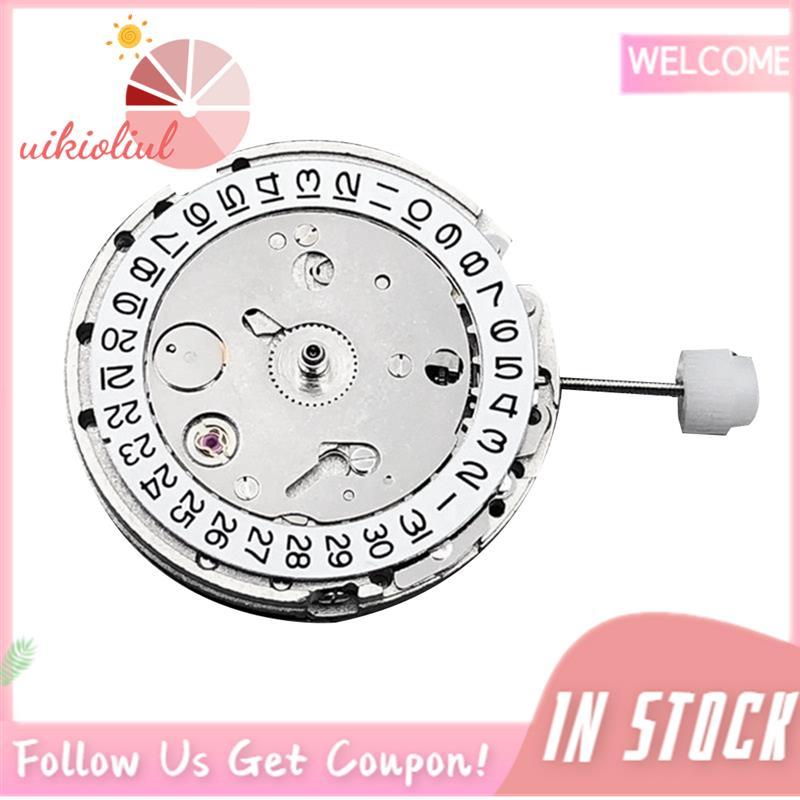 DG2813 Movement นาฬิกาปฏิทินสีขาววันที่ทดแทน Miyota 8215 821A Movement