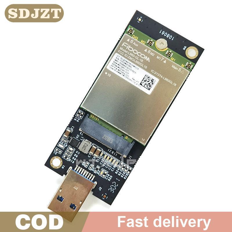 Null 1 ชุด DW5821E M2-NGFF DW5811e DW5816E EM7455 L860-GL USB3.0 การ์ดขยายสําหรับ 3G/ 4G/ 5G LTE โมด