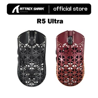 ATTACK SHARK R5 8K เมาส์สําหรับเล่นเกมไร้สาย 42K DPI -PAW395…