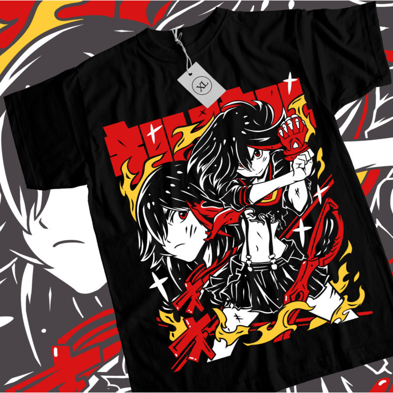 เสื้อ Mys T แบบ Ryuko Matoi จากอนิมे Kill la Kill มีให้เลือกหลายไซส์