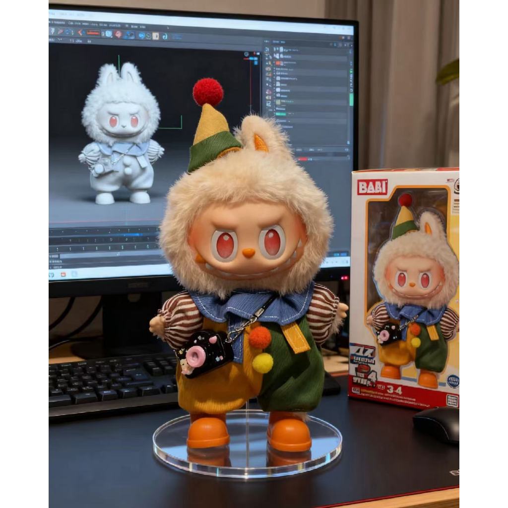 15 ซม./17 ซม. Labubu เสื้อผ้า v1v2v3 Starman ฮาโลวีน Clown DIMOO