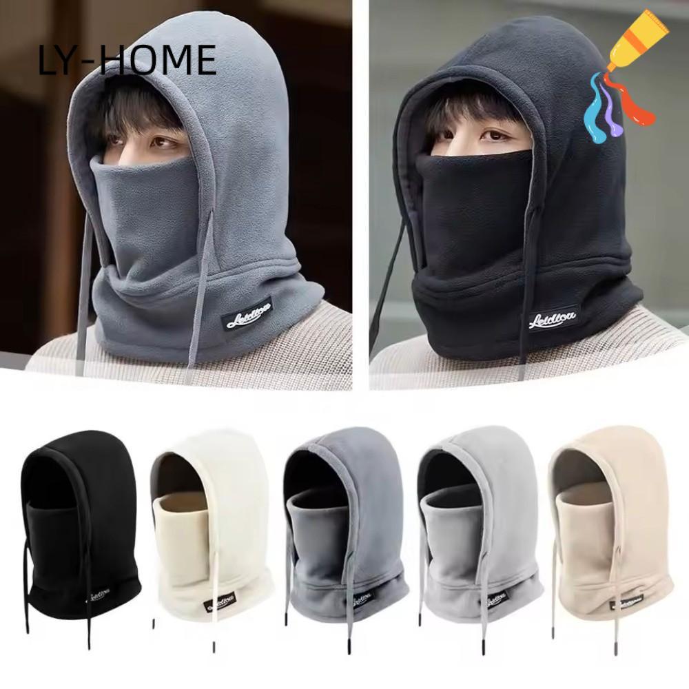 หมวกไหมพรม LIAOYING แบบ 2 ฟังก์ชัน ทั้งกันลมและเก็บความอบอุ่น ในตัวเดียว เหมาะสำหรับฤดูหนาว
