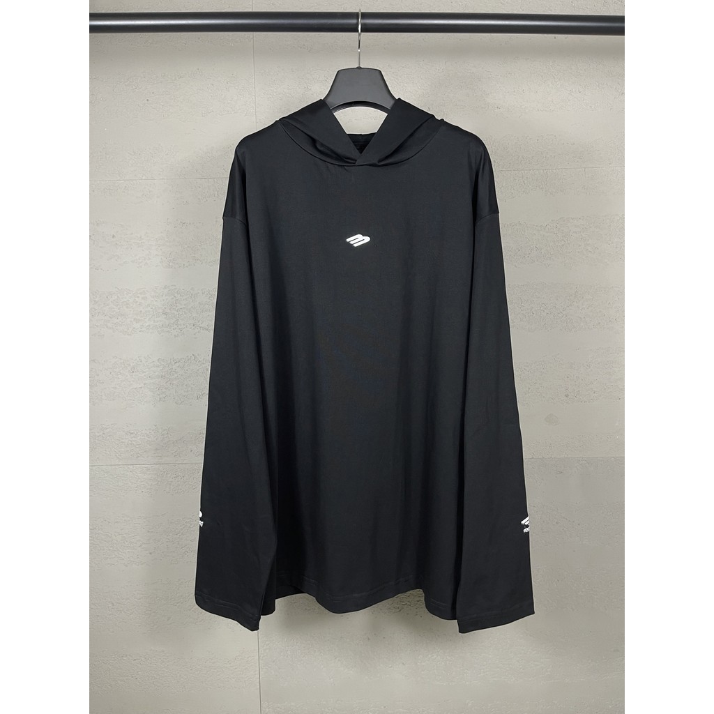 hoodie หลวมคลาสสิก ลายปักตัวอักษร logo BLs พร้อมสายคาดคอ เหมาะสำหรับทั้งผู้ชายและผู้หญิง