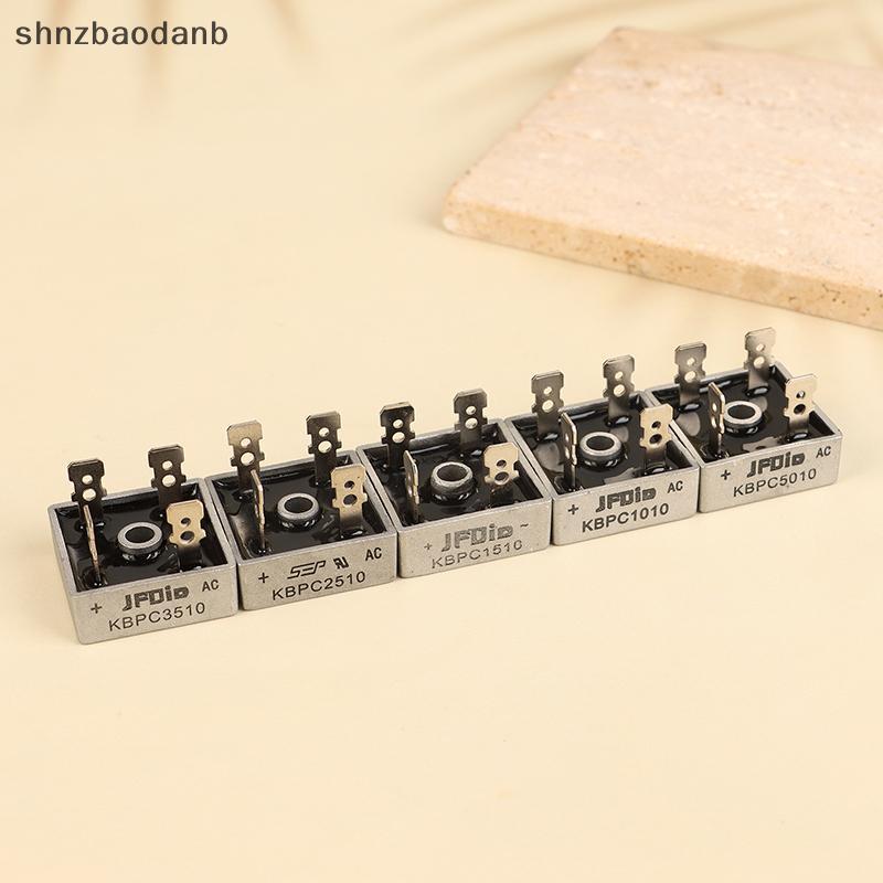 [shnzbaodanb] 5 ชิ้น/ล็อต KBPC5010 KBPC1010 KBPC1510 KBPC2510 KBPC3510 KBPC5010 Bridge Rectifier Dio