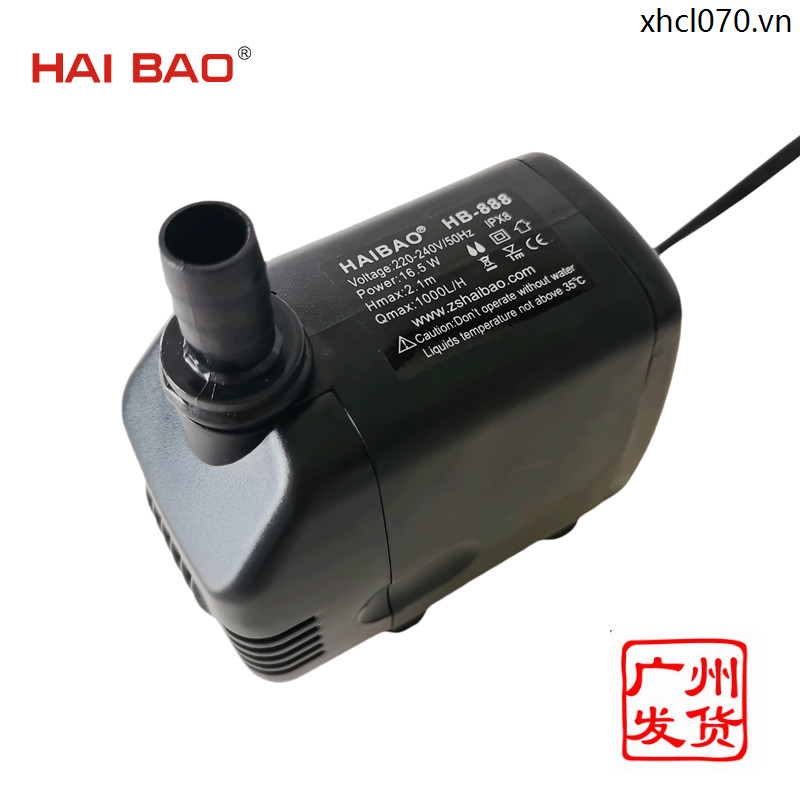 HAIBAO HAIBAO HB-888 ปั๊มจุ่มพัดลมระบายความร้อนเครื่องทําน้ําแข็งปั๊มน้ําหมุนเวียน 16.5 W