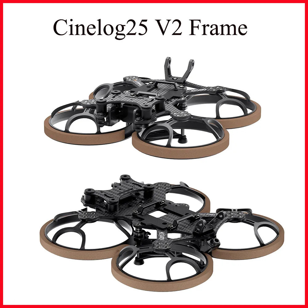 Cinelog25 V2 กรอบ Gep-cl25 V2 Fpv Drone เปลี่ยนชิ้นส่วนประกอบอุปกรณ์เสริมสามารถติดตั้ง O3