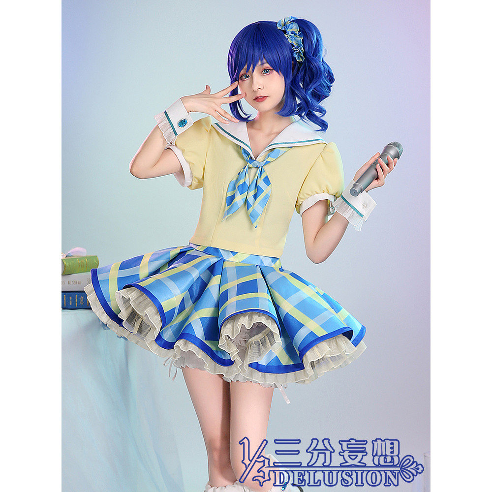 ชุดคอสเพลย์ Delusional Idol กิจกรรม cosplay สำหรับสตรี แบบฉบับ Kiriya Aoi พร้อมชุดเต็ม