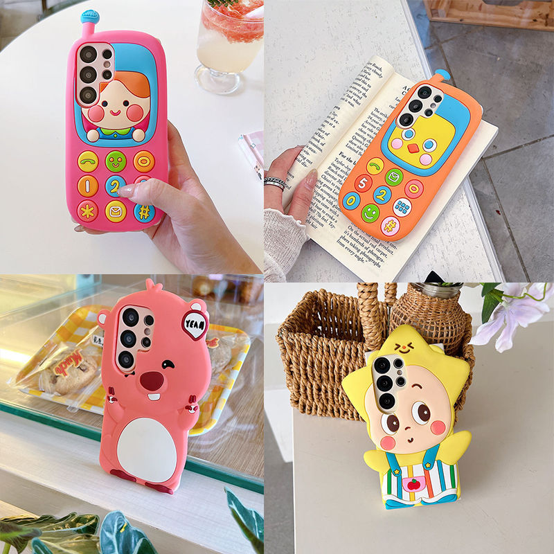3D กันกระแทก สําหรับ iPhone 16 Pro Max 17 Air 15 14 plus X XS XR 16E 17Air 17Pro 16Pro 15Pro 14Pro เคสมือถือ Soft TPU Case เคสป้องกัน Cute Cartoon Duck Girl Push-phone Star Loopy Cover เคสกันกระแทก เคสซิลิโคน เคสป้องกันสามมิติ - รูปที่ 2