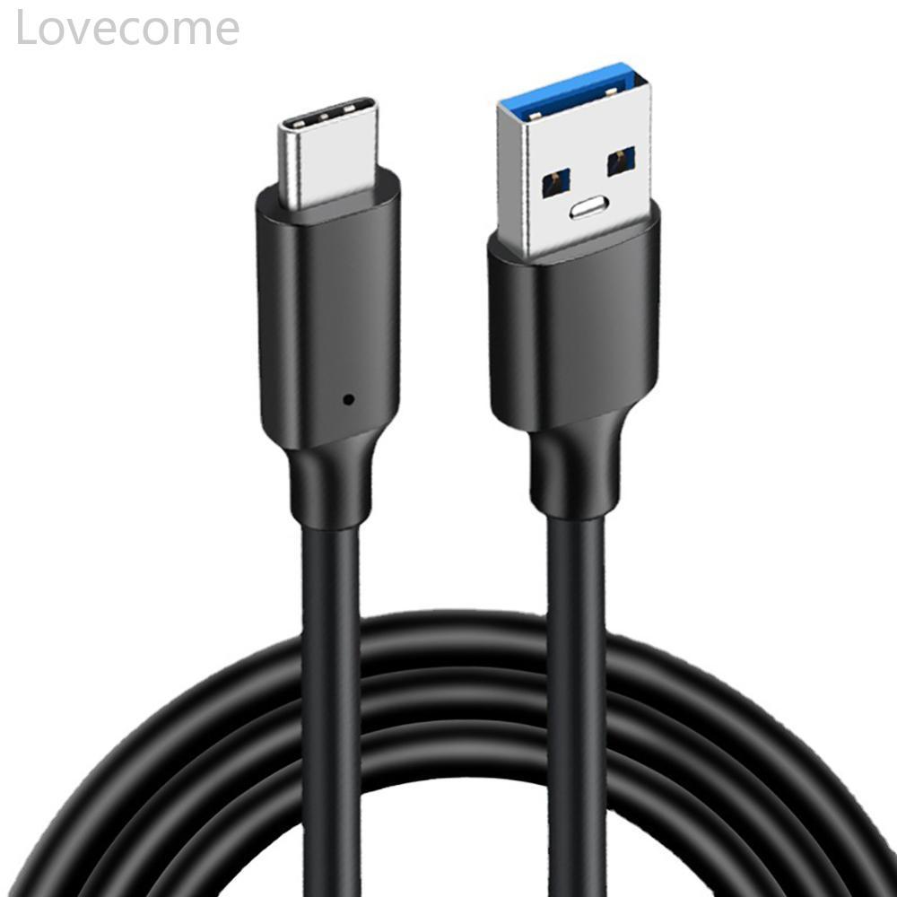 Lovecome 1 PC USB3.2 To Type-C Data Cable 10Gbps High-Speed Wire Gen2 Hard Disk Data Cable 3A QC 3.0