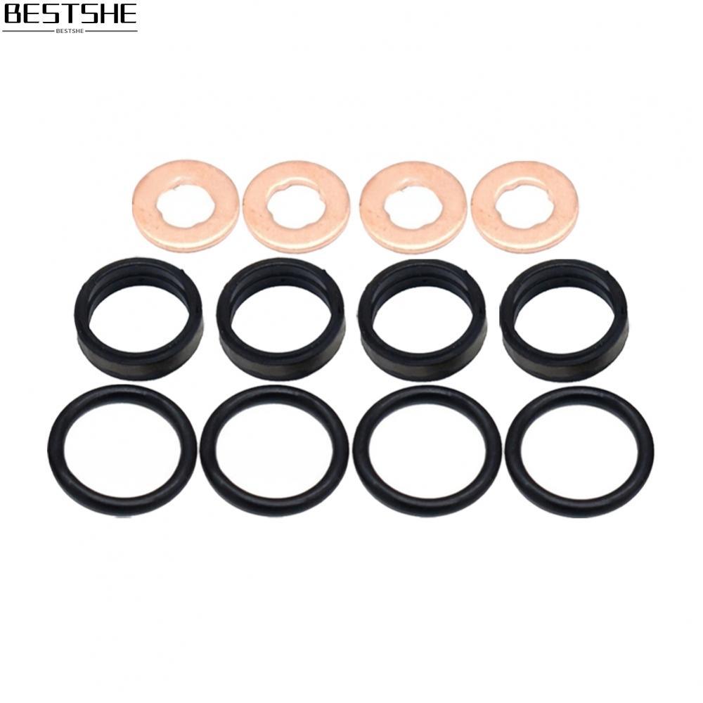 {bestshe}Fuel Injector Seal Washers 12pcs For Vauxhall For Opel For Astra G 2 0DTI Models