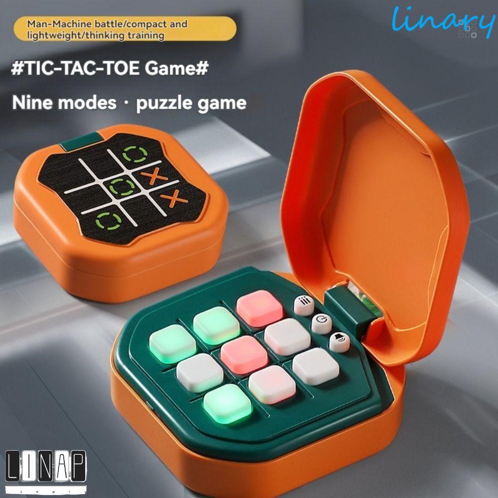 CULINARYHV Montessori Puzzle Table Game, Memory Training 9-in-1 TIC-TAC-TOE Game, Chess Game Mini Fu