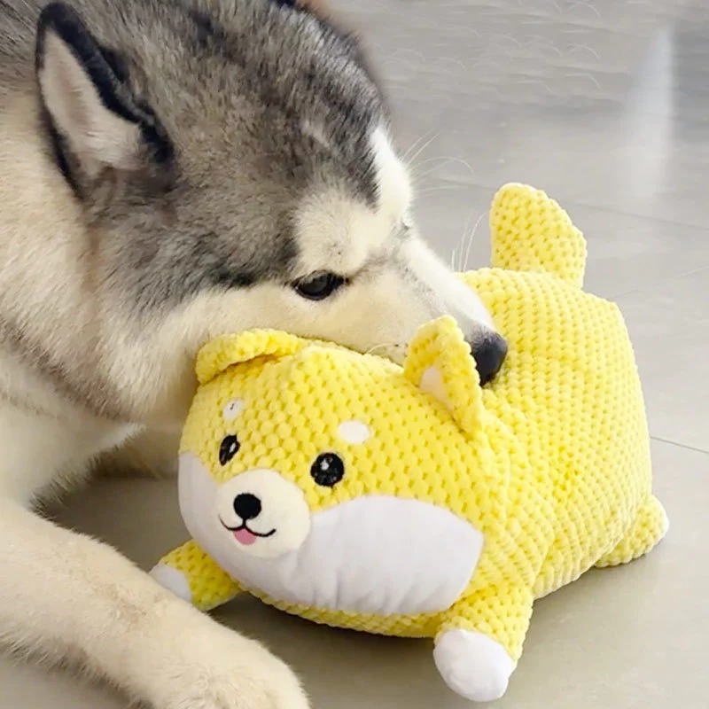 ตุ๊กตาสุนัขของเล่นมีเสียง สำหรับสุนัขขนาดกลางและใหญ่ thumbnail 5