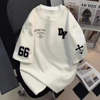 ChillTee📦เสื้อวินเทจOVERSIZEมินิมอล ผ้าCOTTONไม่หดตัว ใส่สบาย สตรีทแฟชั่นT-shirt ลาย "DEKKRY"เสื้อยืดชาย【COD】