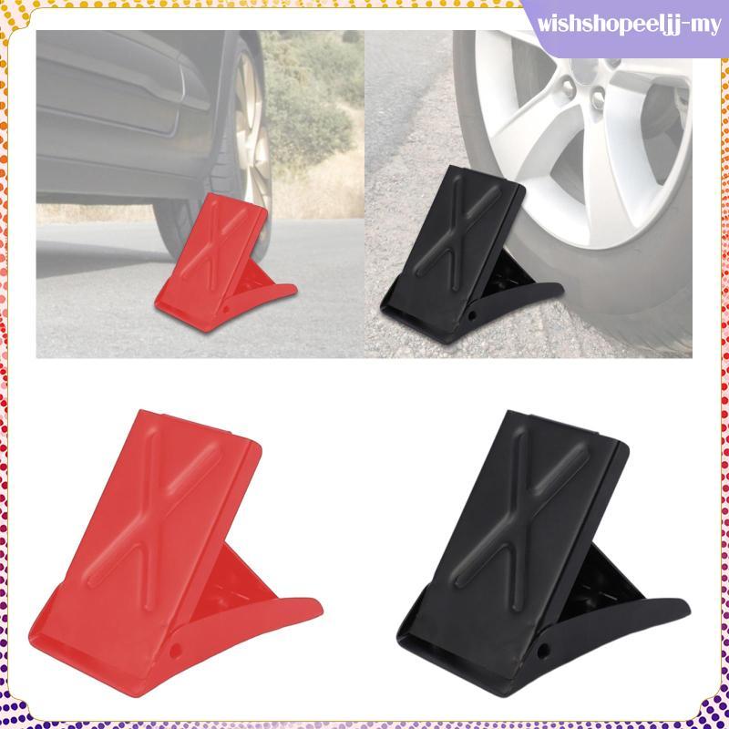 [WishshopeeljjMY] โช๊คล้อ Stable Compact Keep Your Trailer in Place Heavy Duty Tyre Stopper ลิ่มล้อส