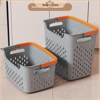 #SUB#  Large Capacity Clothes Basket Household Laundry Basket Bedroom Bathroom Storage Basket  .