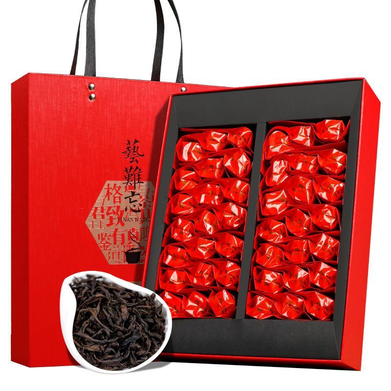 大红袍新茶礼盒装浓香型年货过年过节礼高档茶叶小泡装gDahongpao New Tea Gift Box Luzhou-flavor New Year Goods20251028