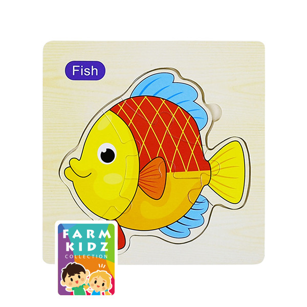 (Tech Inspire) : FK3-Wooden Puzzle B Fish