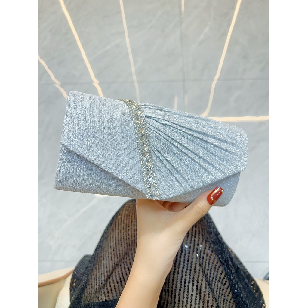 จัดเลี้ยงคลัทช์ดาราหญิงแฟชั่น เคทีวี ปริ๊นเซกระเป๋าชุดอาหารค่ํากระเป๋าในแนวทแยงโซ่กระเป๋าขนาดเล็กพร้